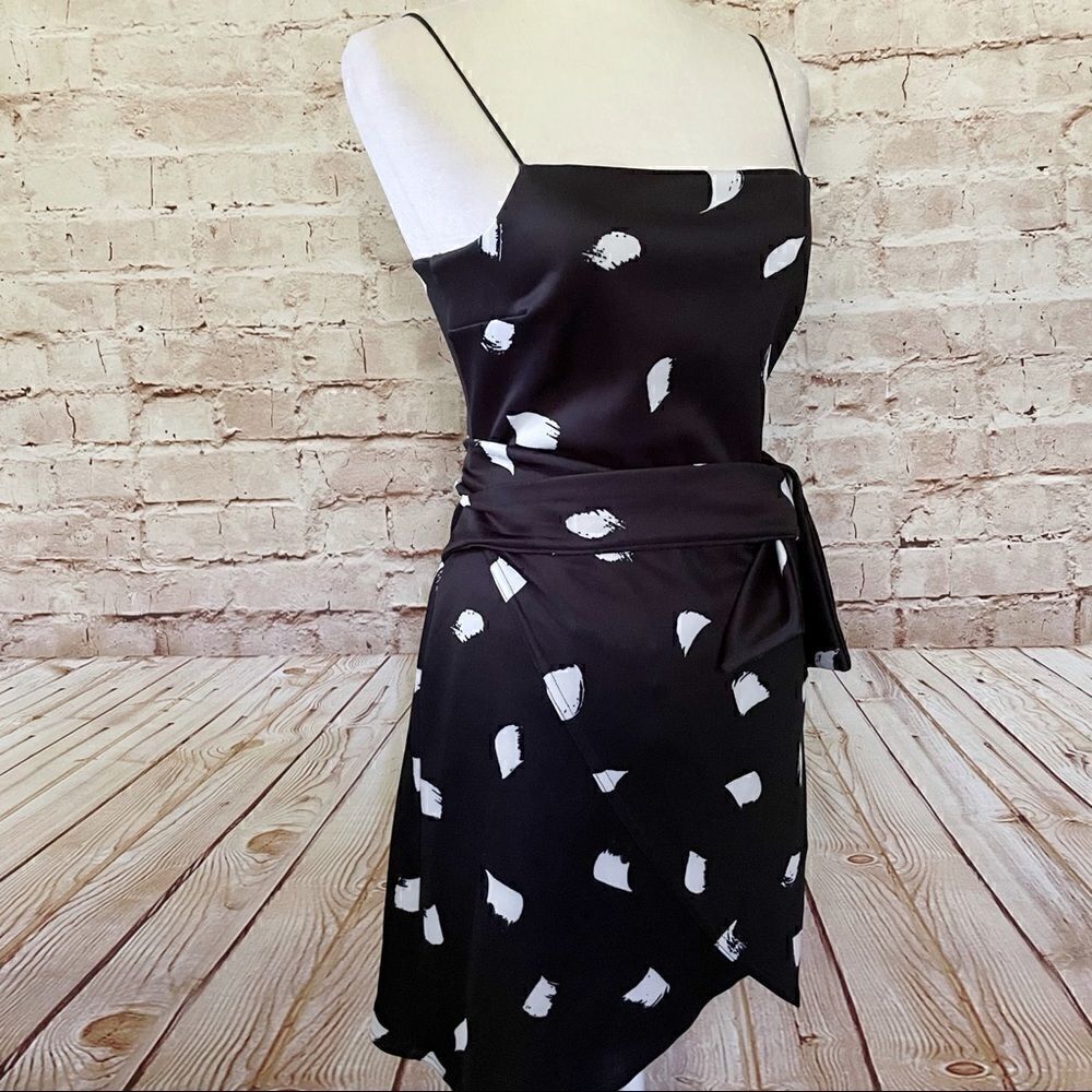 ASOS neoprene tie back dress